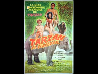 tarzan the conqueror (1943) - adventure (dubbed)